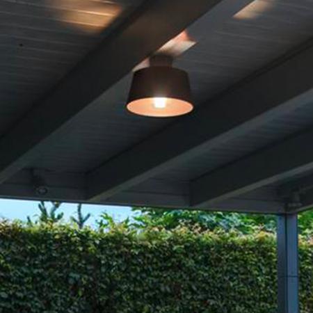 SLV 1007586 PHOTONI Deckenaufbauleuchte konisch 1x max. 13W E27 schwarz